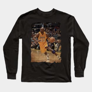 Mitch Richmond in Lakers Vintage #2 Long Sleeve T-Shirt